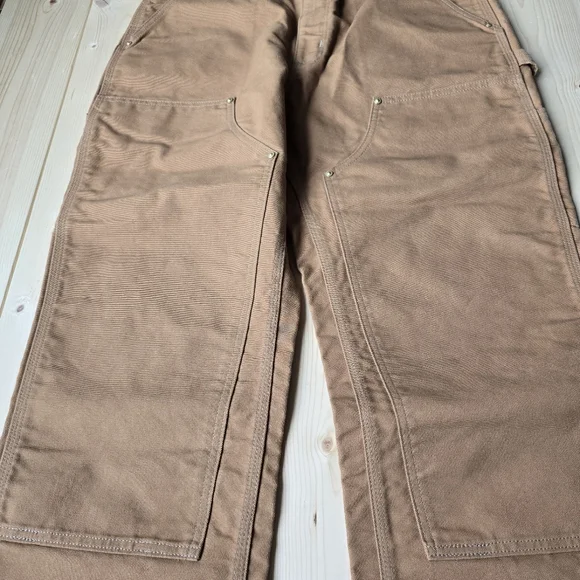 Carhartt B01 BRN Loose Fit Double Knee Utility Pants 34X30 - Picture 4 of 11